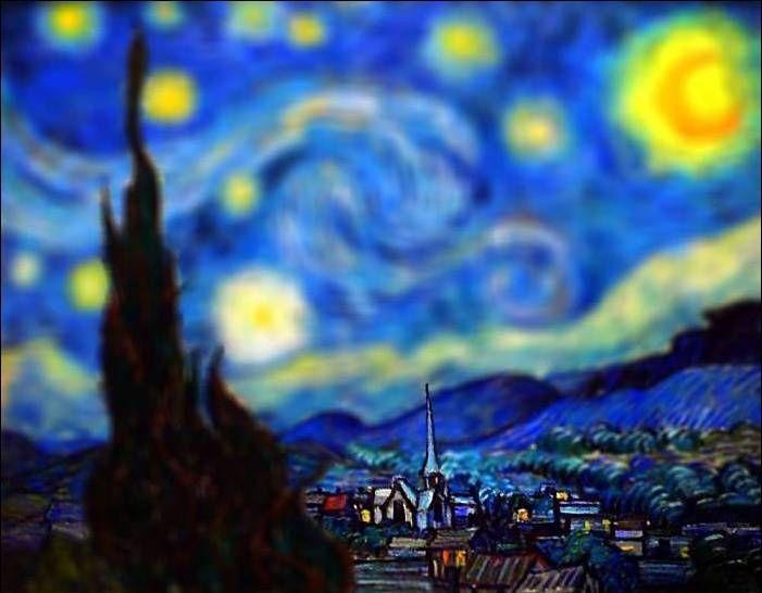 请问梵高的名画叫星夜还是星月夜? - 知乎