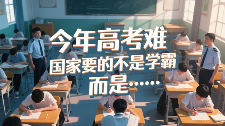 今年高考难:国家要的不是学霸,而是…… - 知乎