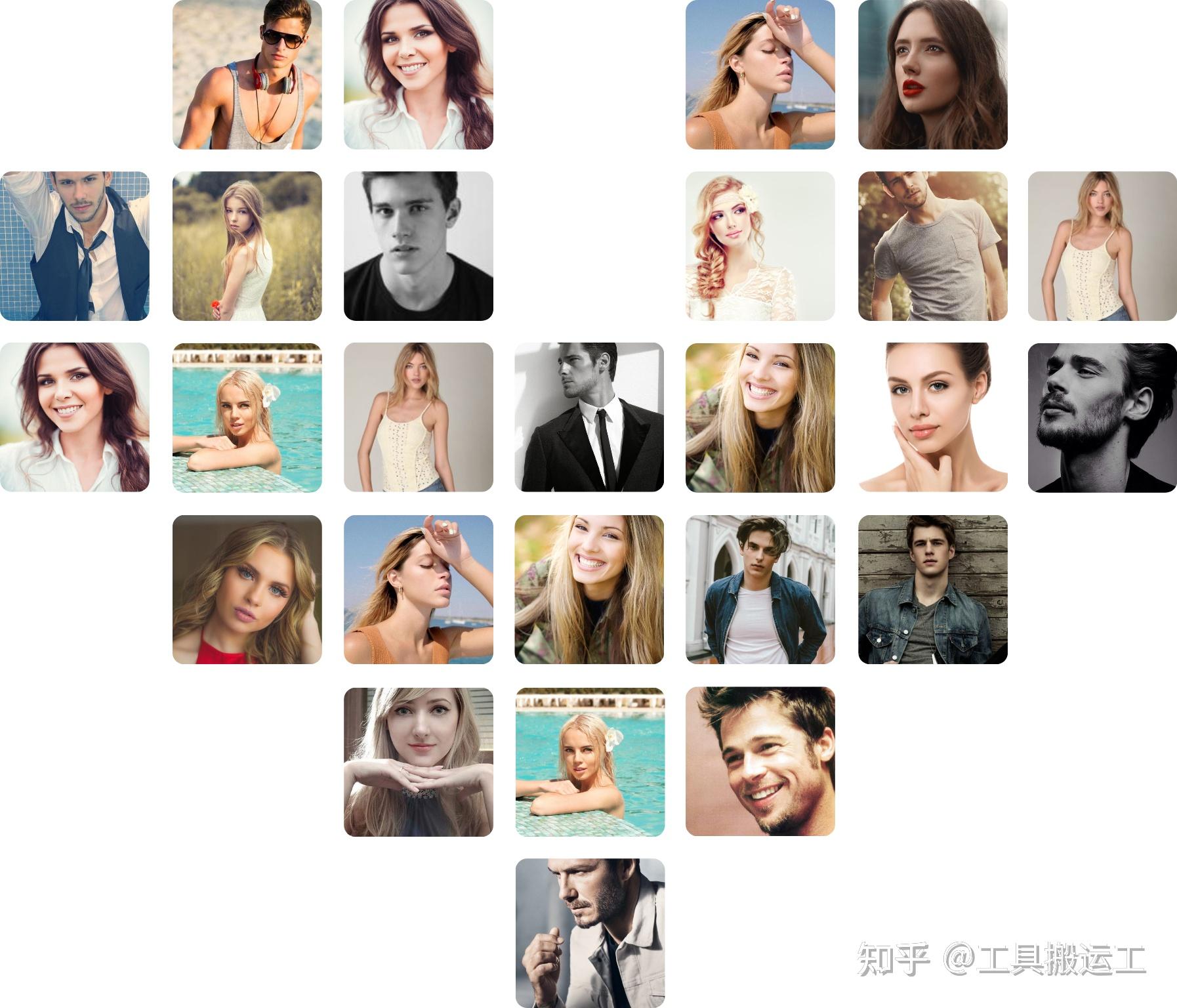 这样的图片排版是如何做到的