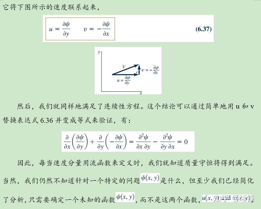 流体力学:6.2.3 流函数 - 知乎