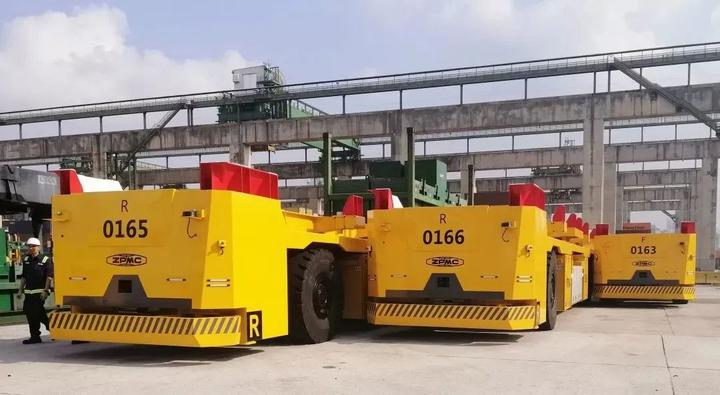 振华重工落地近500台港口agvigv