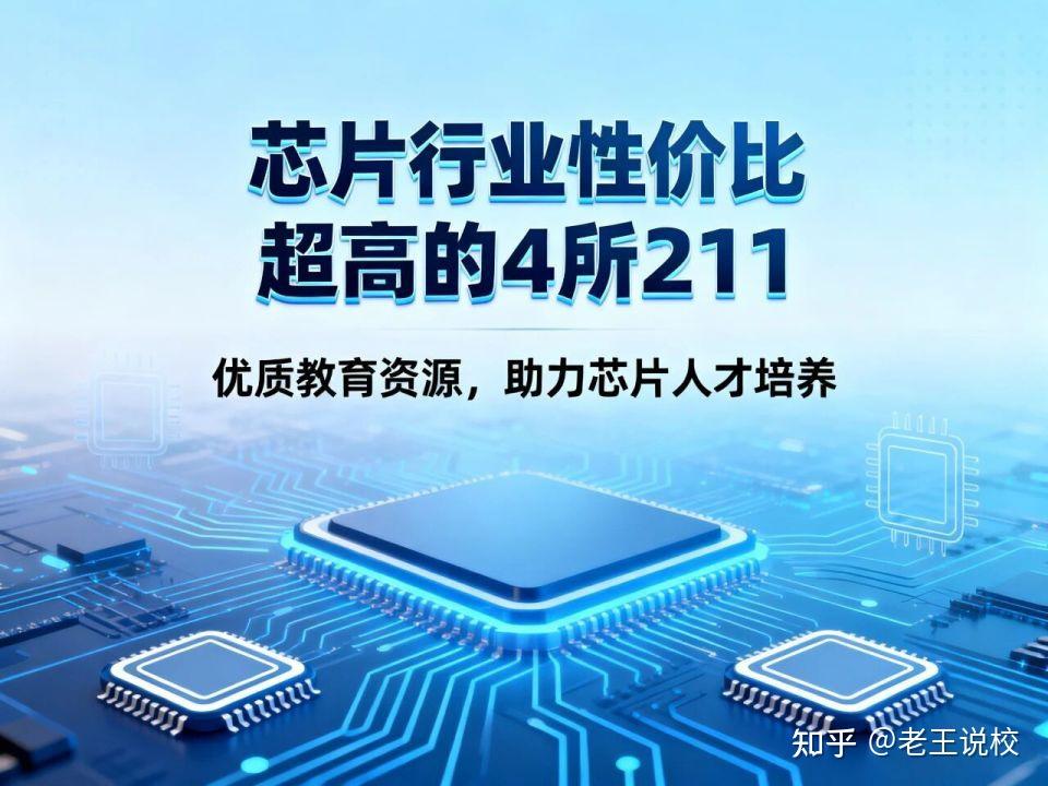 想学芯片,推荐这4所性价比超高的211大学,分不高,但就业不输985 - 知乎