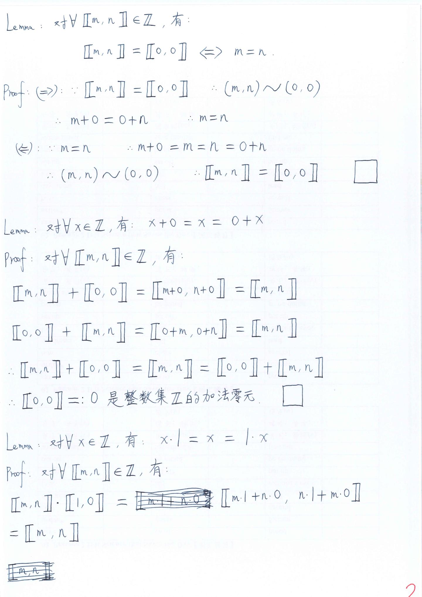 李文威《代数学讲义》学习笔记——2.6从非负整数集到有理数集（2）——整数集满足加法结合律、加法交换律、加法消去律、乘法结合律、乘法交换律 ...