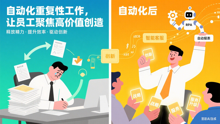 自动化重复性工作,让员工聚焦高价值创造 - 知乎