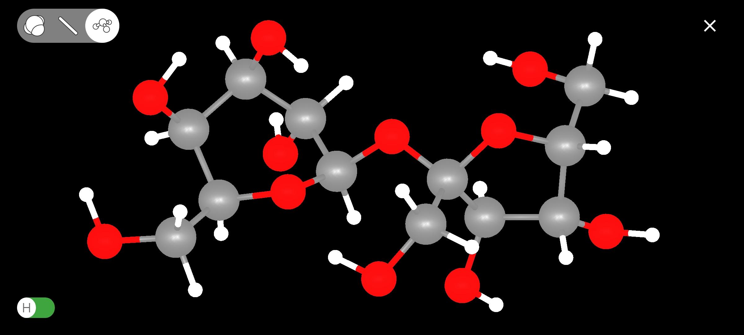 蔗糖分子立体模型怎么做? - 知乎