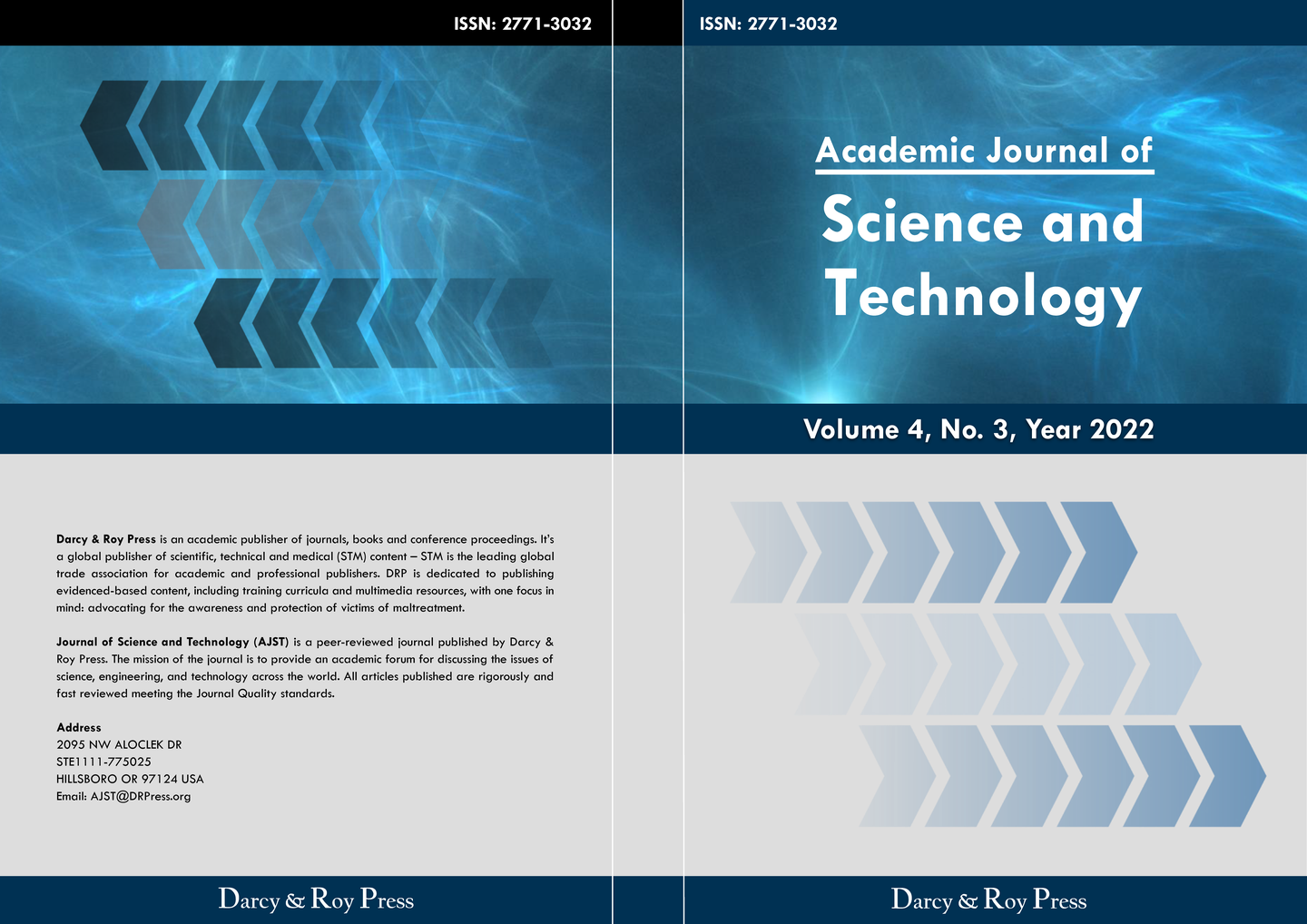 Academic Journal of Science and Technology (AJST) 科技学术期刊 IS…