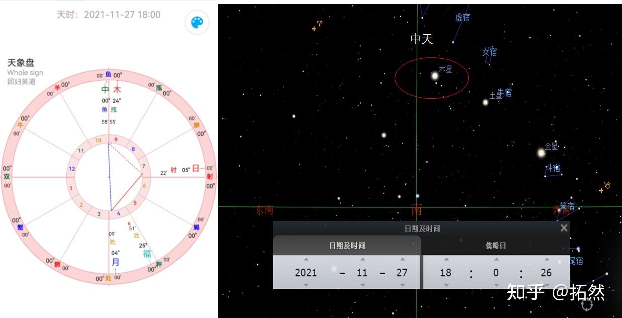 如何识别天上的星星