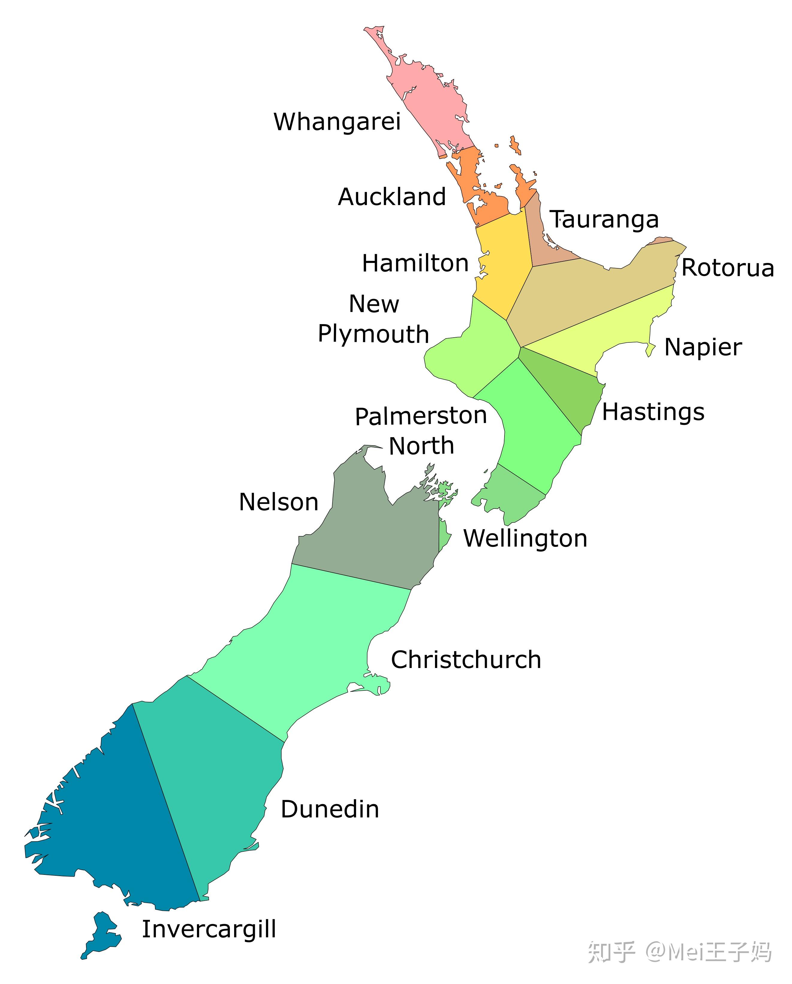 新西兰首都地图图片