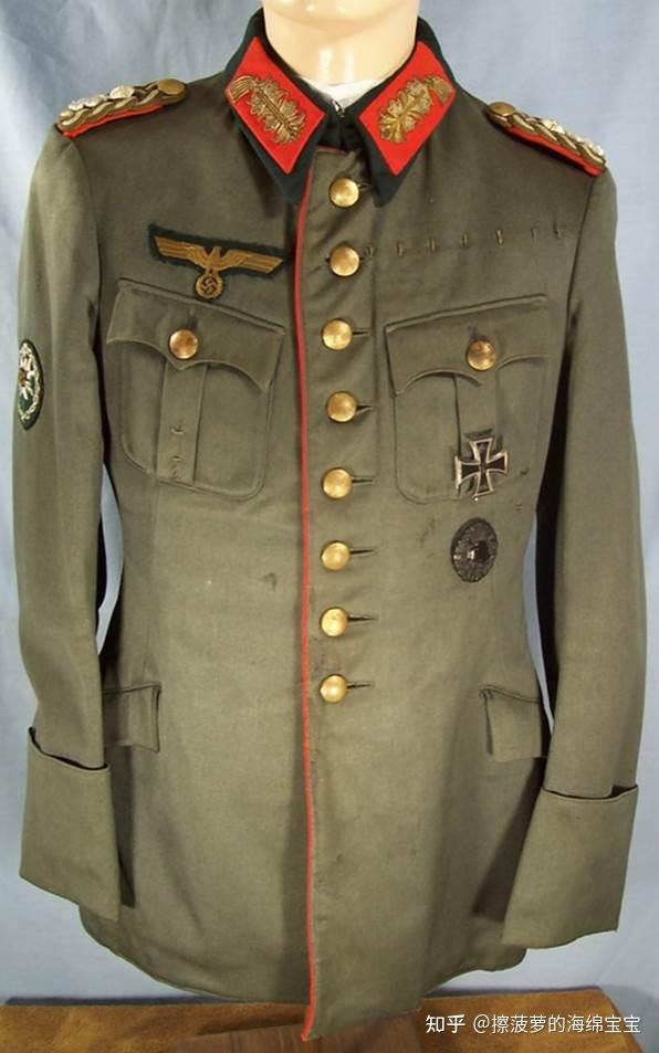 二战德国国防军m36将官制服一共有几个扣子? - 知乎