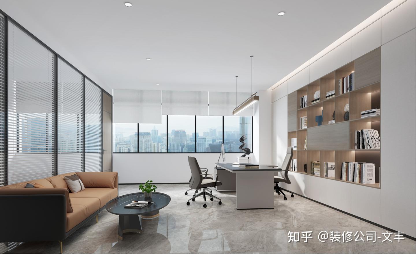 15套舒适办公室设计效果图-弹性布局,灵活多变布局 - 知乎
