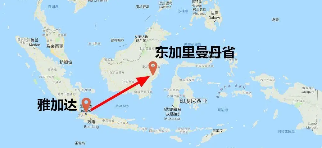 1月 18 日印尼确认将首都从雅加达迁至东加里曼丹省,定名「努桑塔拉」