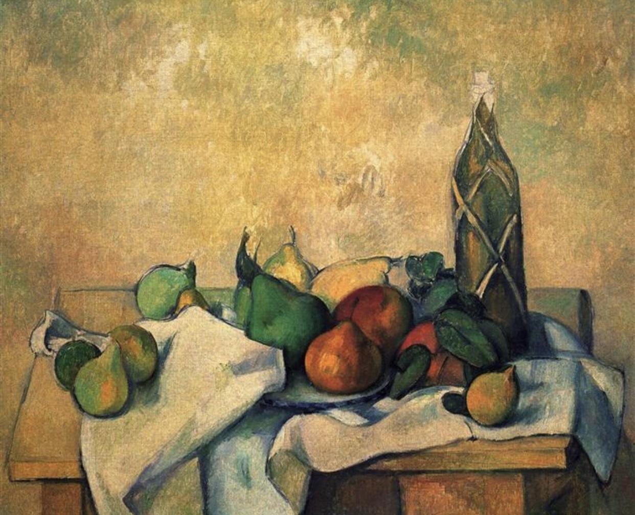 塞尚是否画过蓝色的苹果
