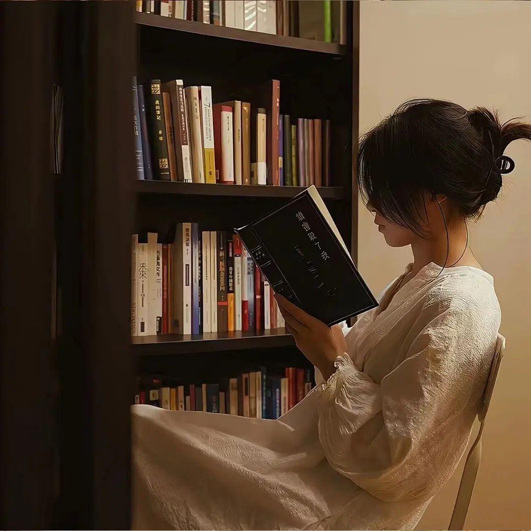 有没有什么有关读书的女生头像?