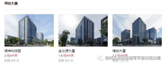 杭州余杭未来科技城写字楼三仕田数字科技产业园办公室出租2.3~3 元/m²/天招商电话 ：1535541051 - 知乎