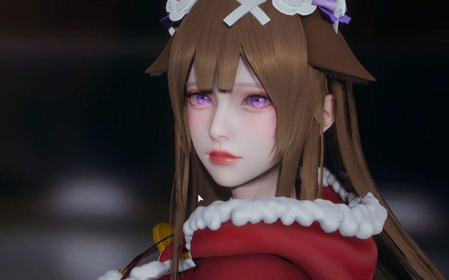 碧蓝航线樫野圣诞女仆-hs2人物卡