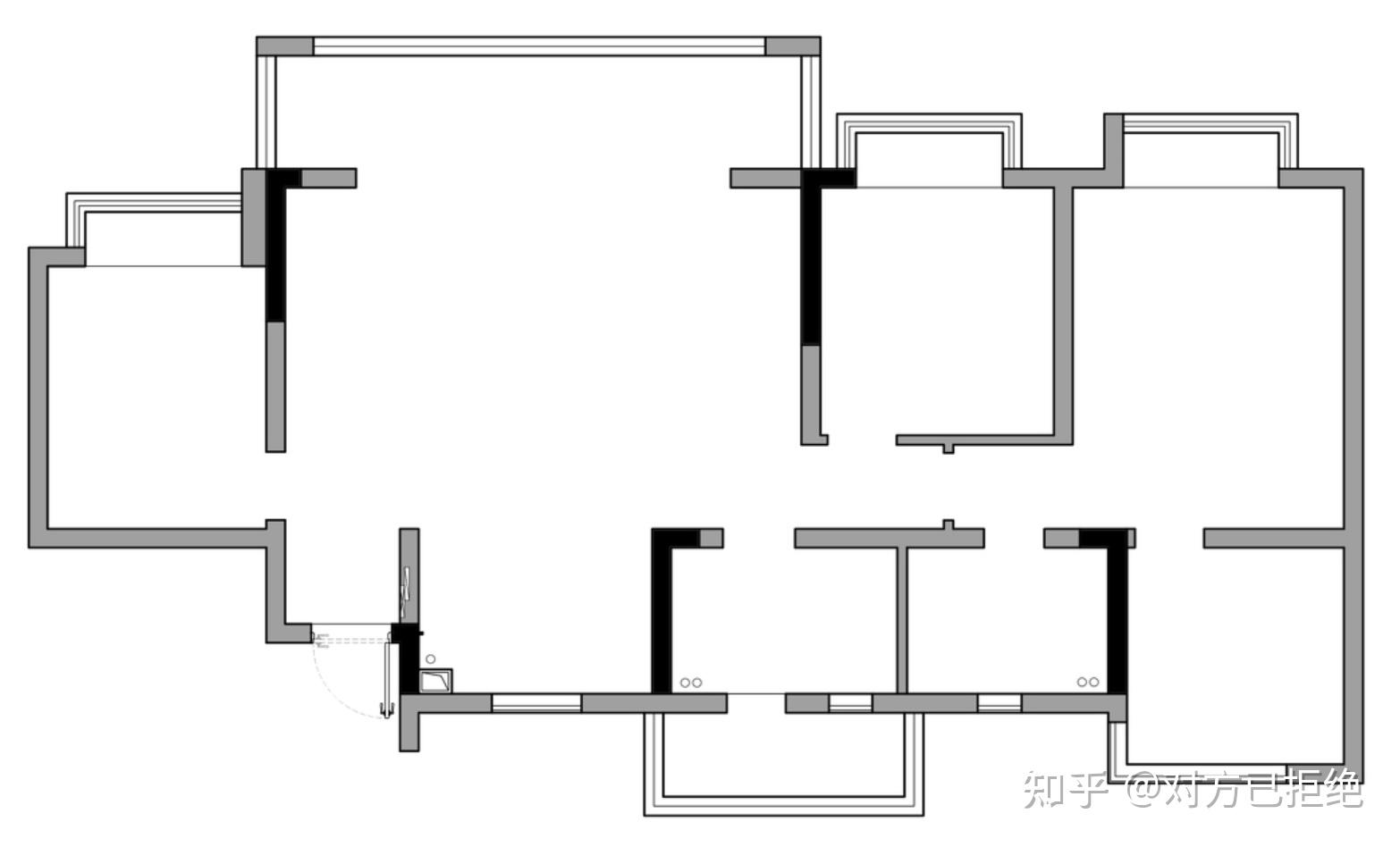 117平方如何装修好看 117平米房子设计对开门装修效果图