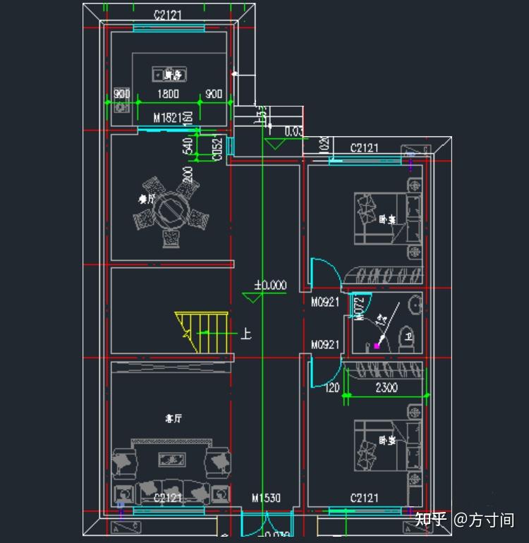 农村自建房开间8米进深12米怎么设计