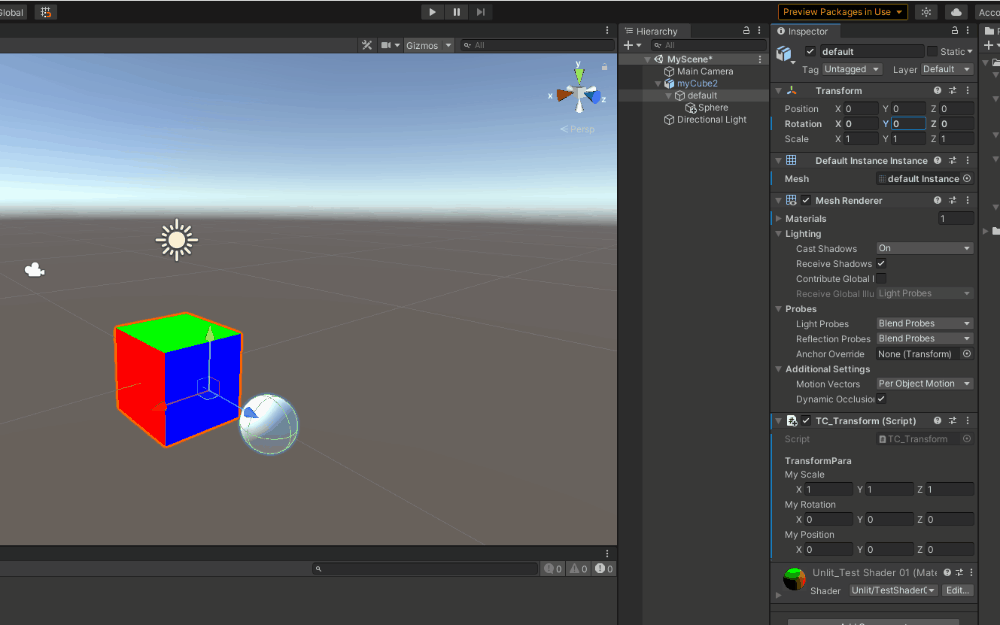 Unity Transform Visualized Unity手写Transform+投影变换 - 知乎