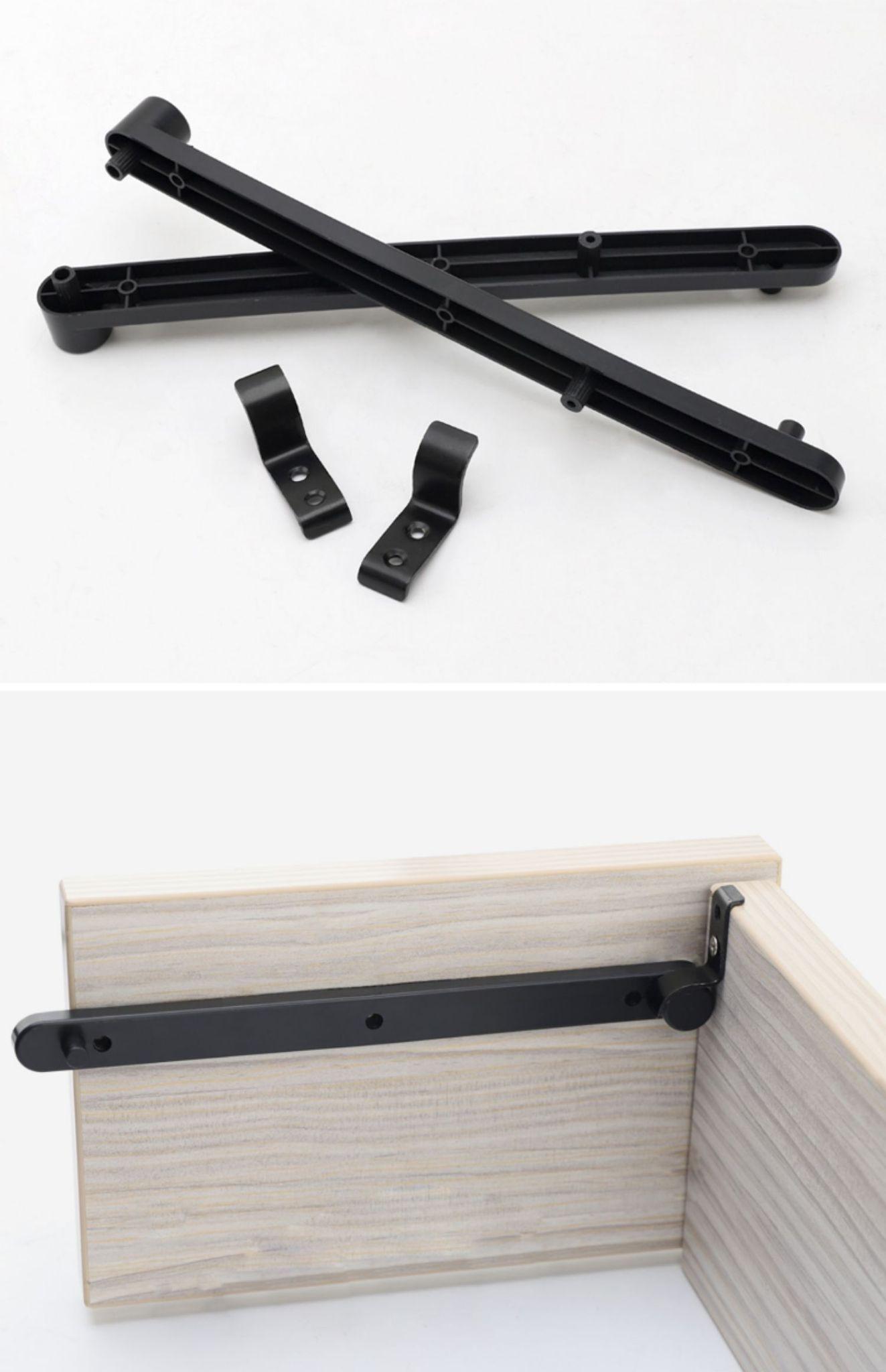 请问这种上翻门的柜子是什么样的滑轨