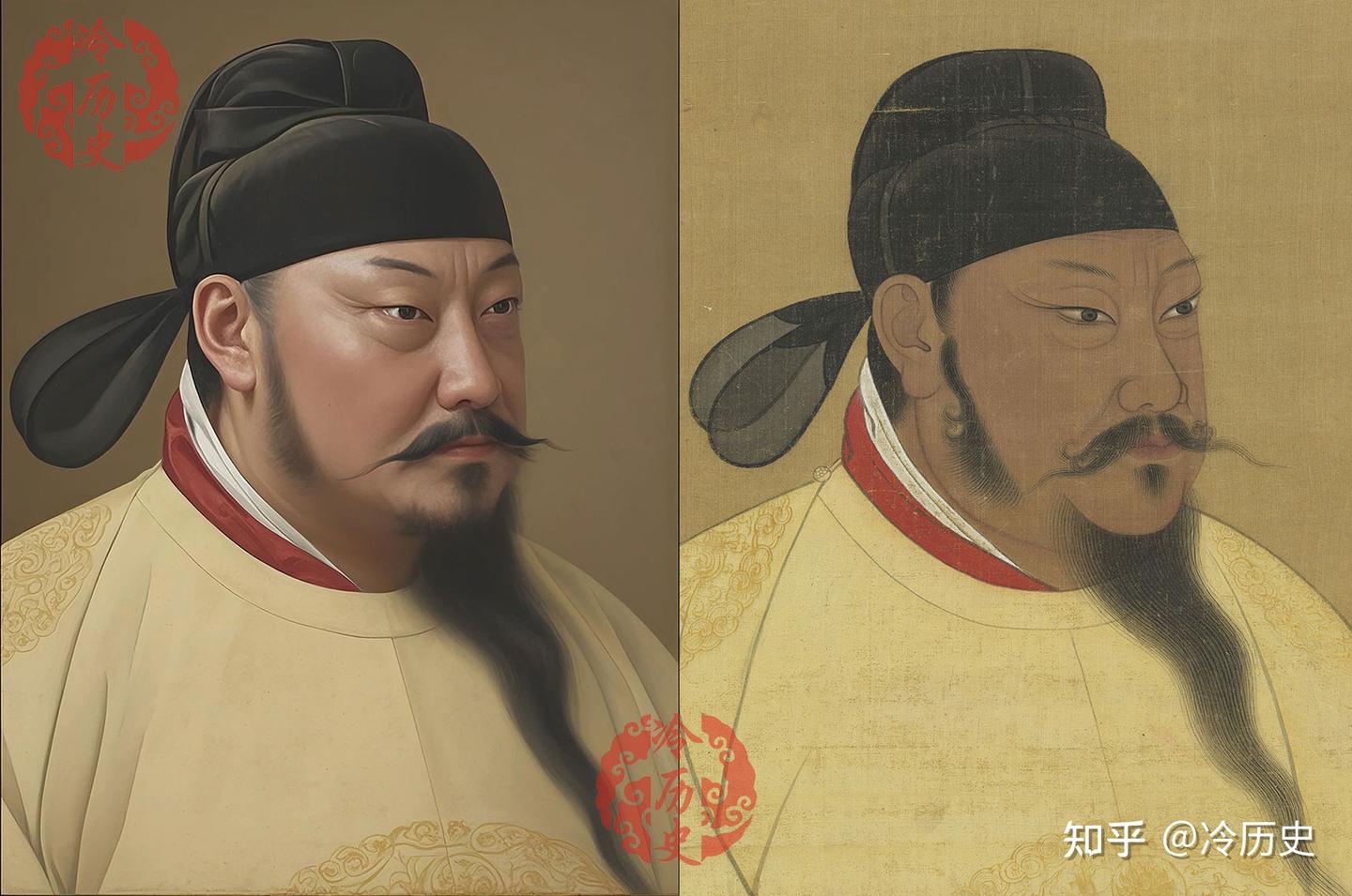 AI还原唐太宗李世民六版画像容貌,一代明君跃然眼前 - 知乎