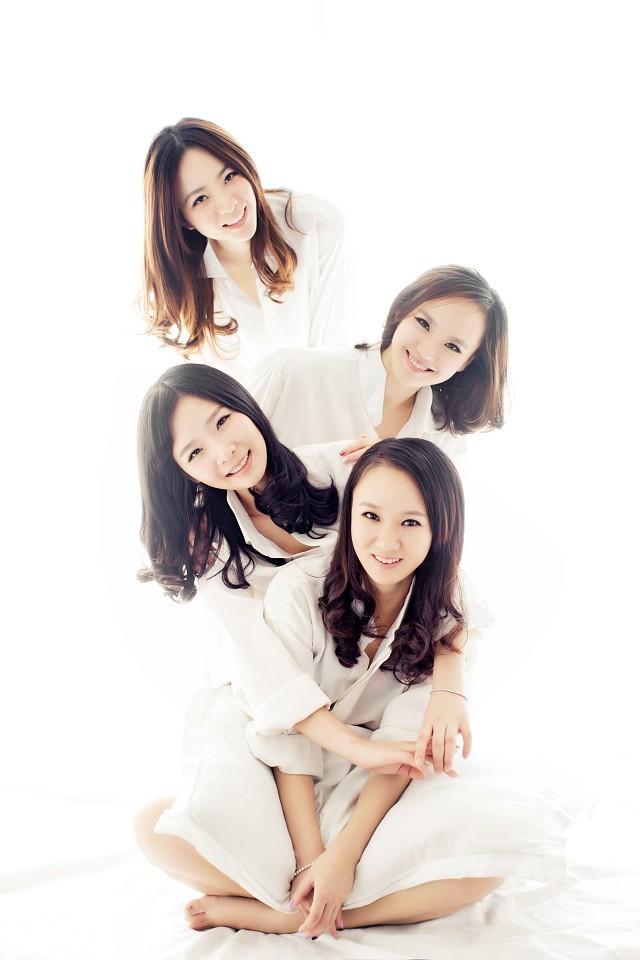 怎样拍摄五人以上闺蜜照