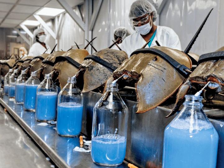 “远古生物”的蓝血1升卖10万，被人类抽血抽到濒危