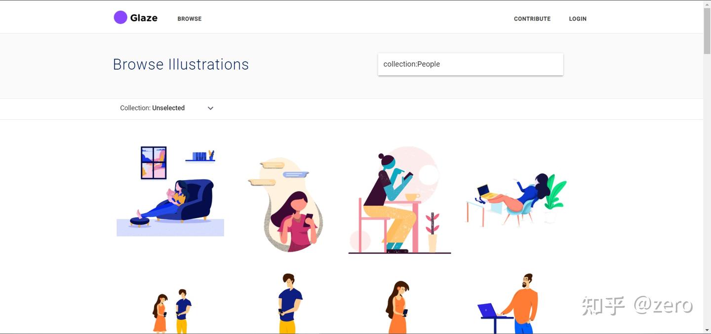 分享22个前端、设计师常用的插画资源 - 知乎