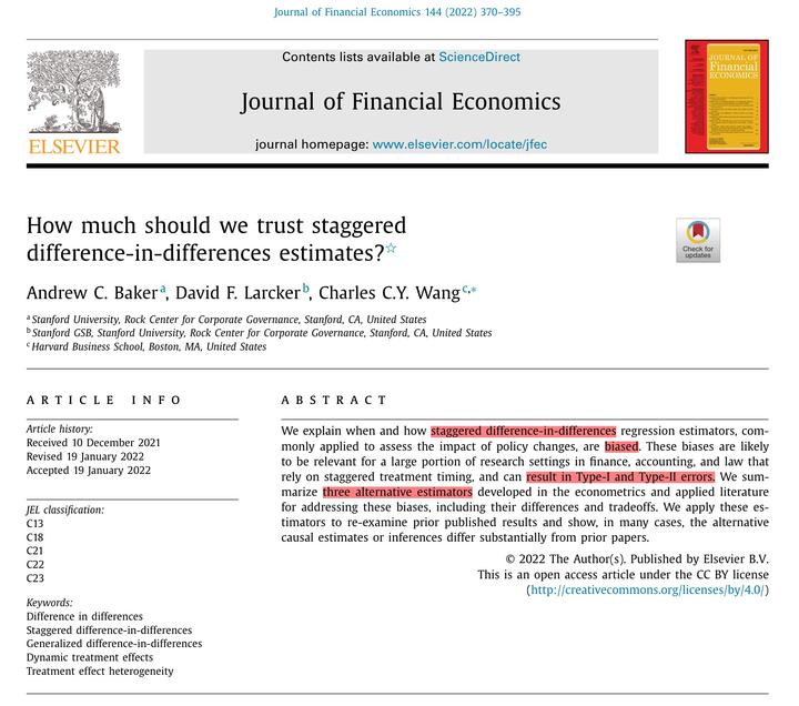  2023 12 28 how much should we trust staggered difference in difference