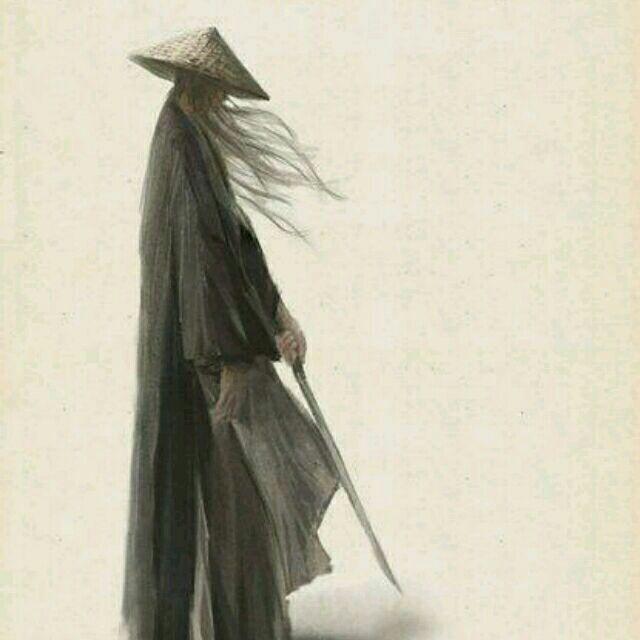 大家有没有一些沧桑的老剑客的古风图片?