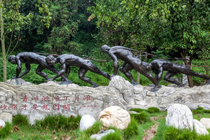 纤夫大型人物铸铜雕塑,放在街道的雕像 - 知乎