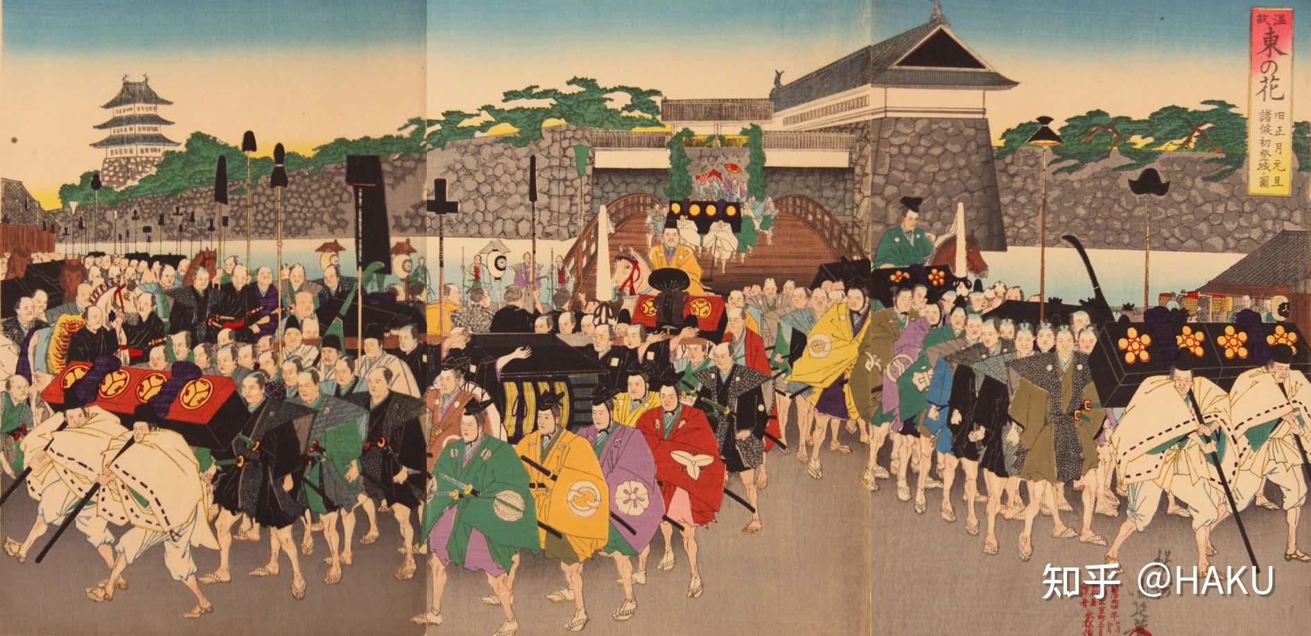 德川幕府时期,大名去江户参勤交代的时候,都待在江户做什么? - 知乎