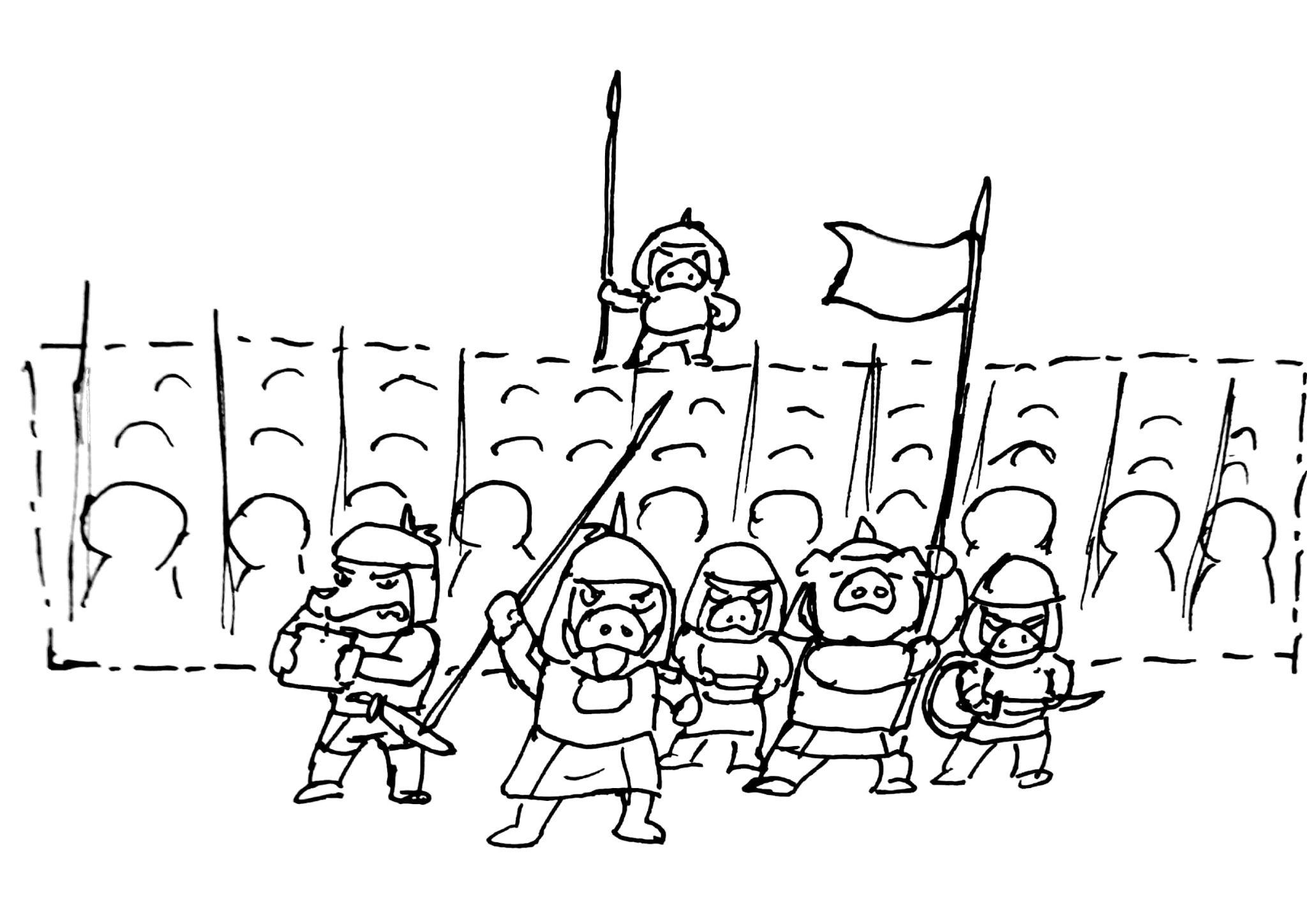 古代战争,为什么将军这类的重要人物反而要站在最前面,冲在最前面?