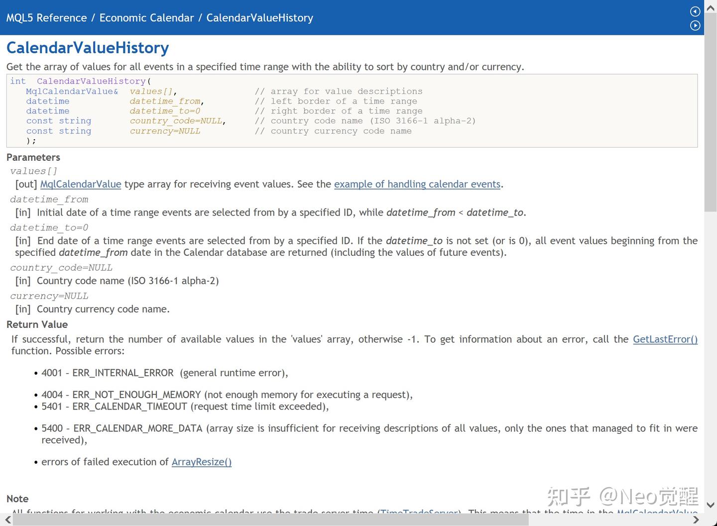 MT5教学(6)：在EA中获取新闻事件- 知乎