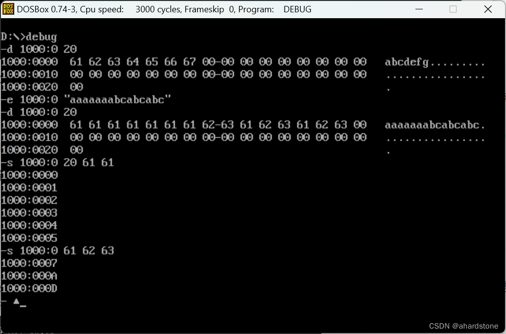 Dos的debug工具的简单使用(2023.9.7) - 知乎