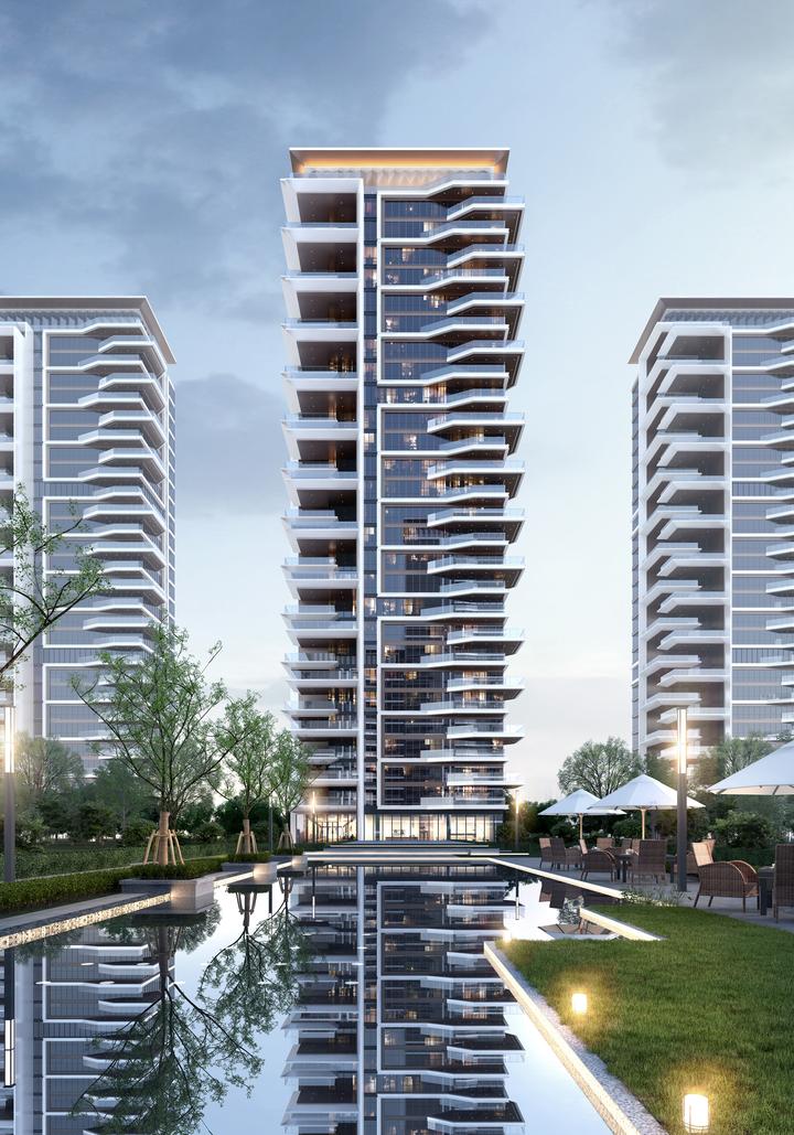 舞动琴键丨标识性强的高端住宅立面【建筑设计】 - 知乎
