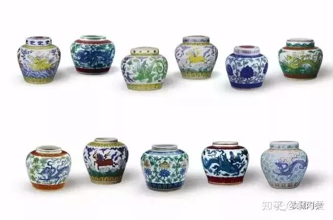 比鸡缸杯还珍罕全球馆藏仅11件：成化斗彩天字罐- 知乎