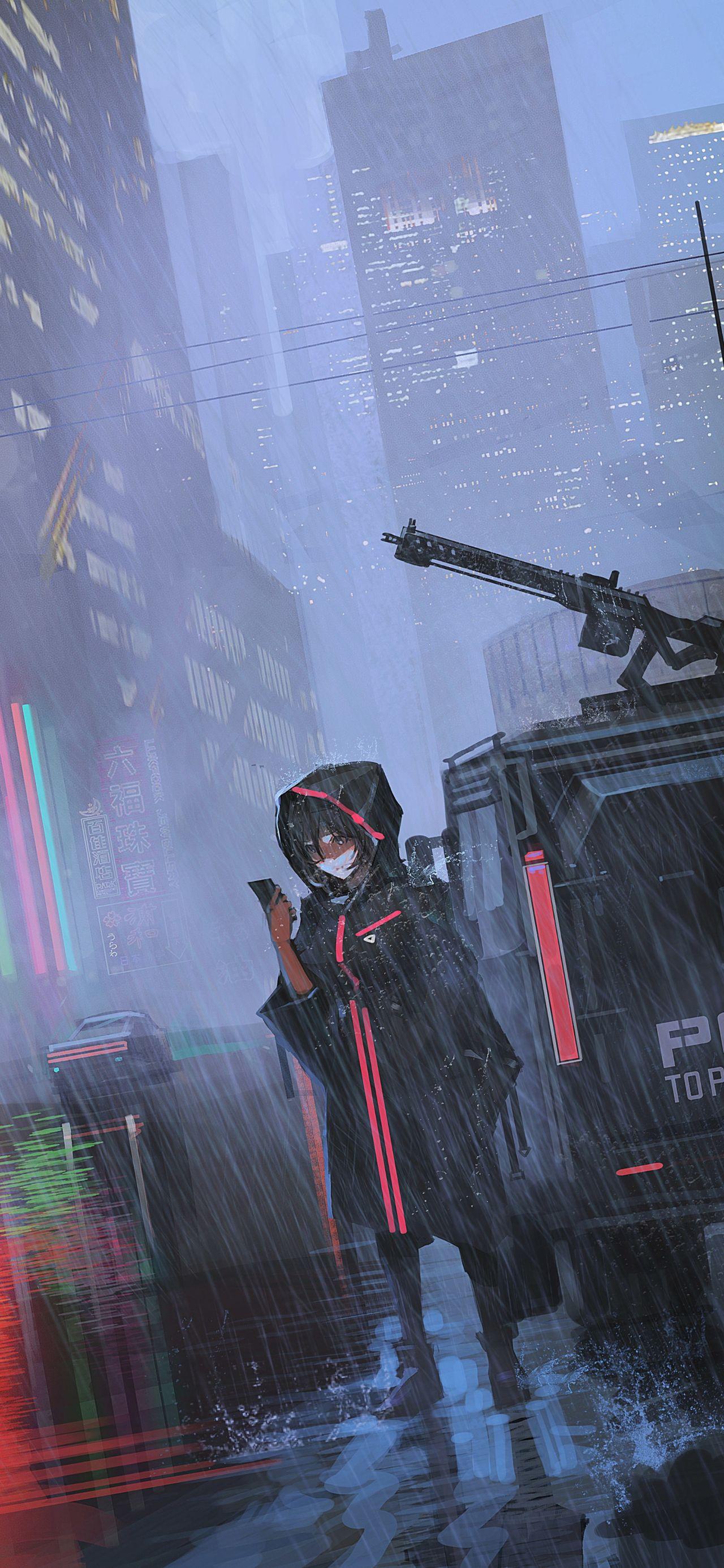 有没有赛博朋克风的全屏壁纸