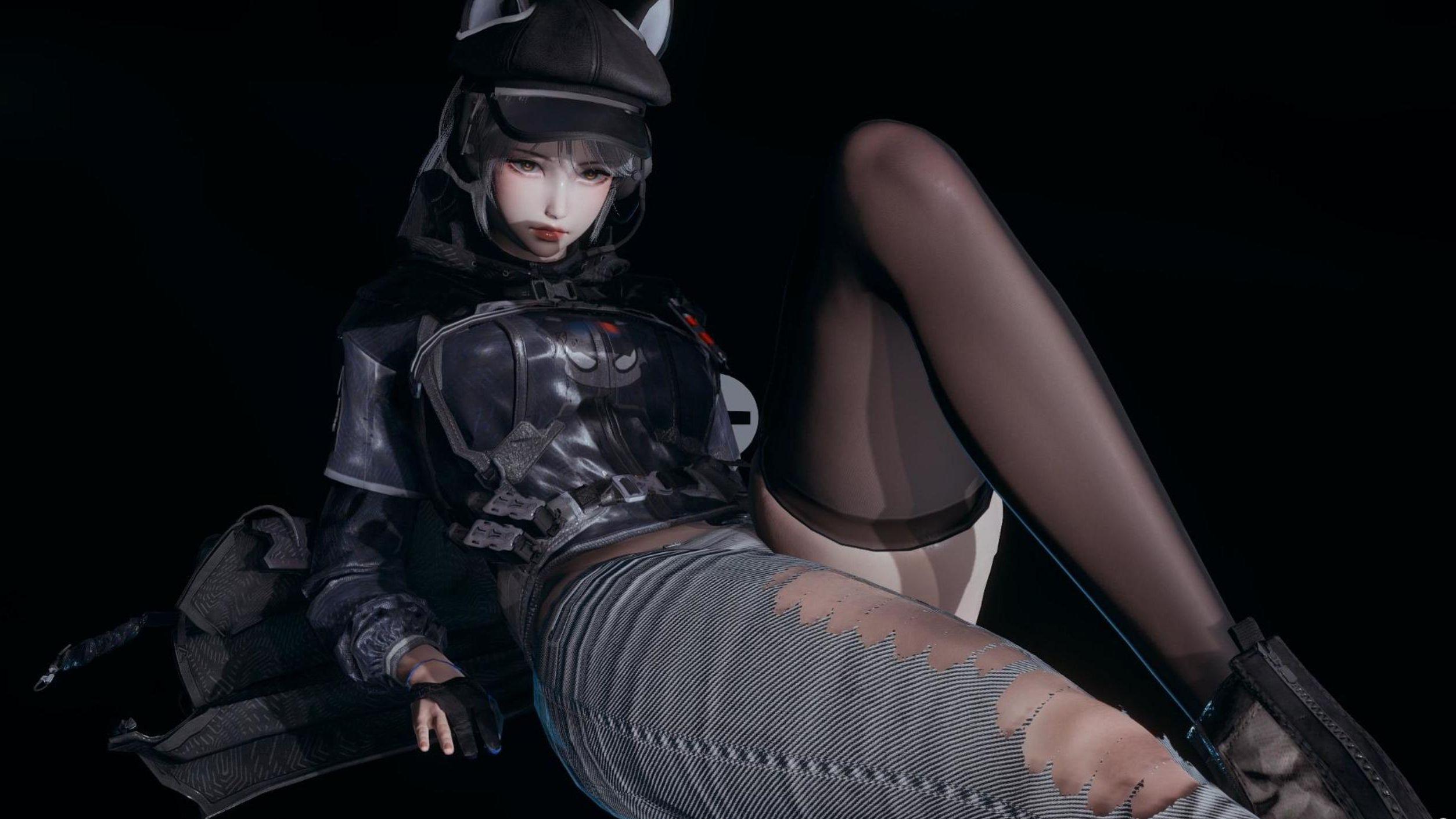 三角洲行动明日方舟联动 露娜-黑 天际线