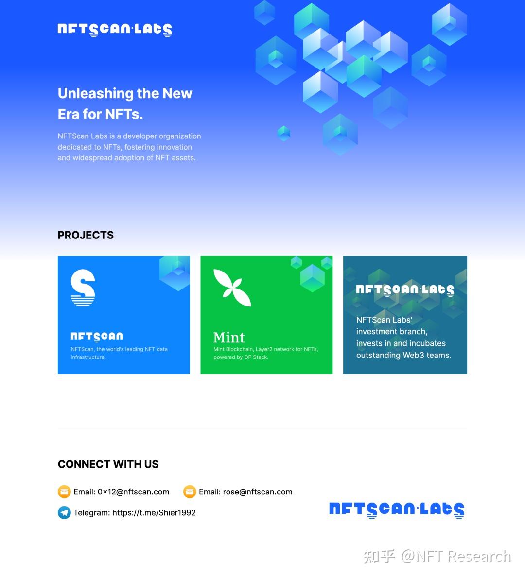 NFTScan Labs，一个聚焦在 NFT 领域的开发者组织 - 知乎
