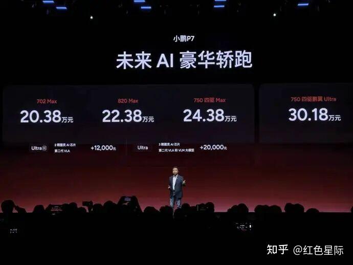 小鹏P7发布:搭载第二代VLA并上新三款车色,售价20.38万元起