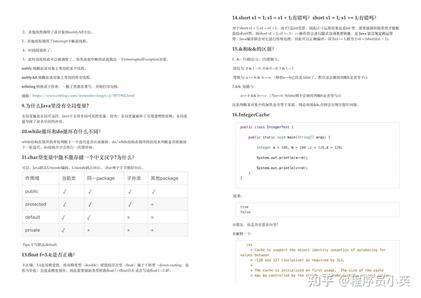 Java面试人必备之《Java面试手册》,吊打98%同行 - 知乎