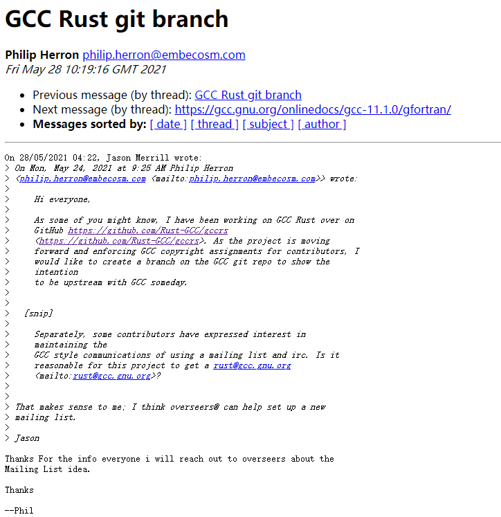 Gcc Rust GNU | GCC Rust前端继续推进最终上游计划 - 知乎