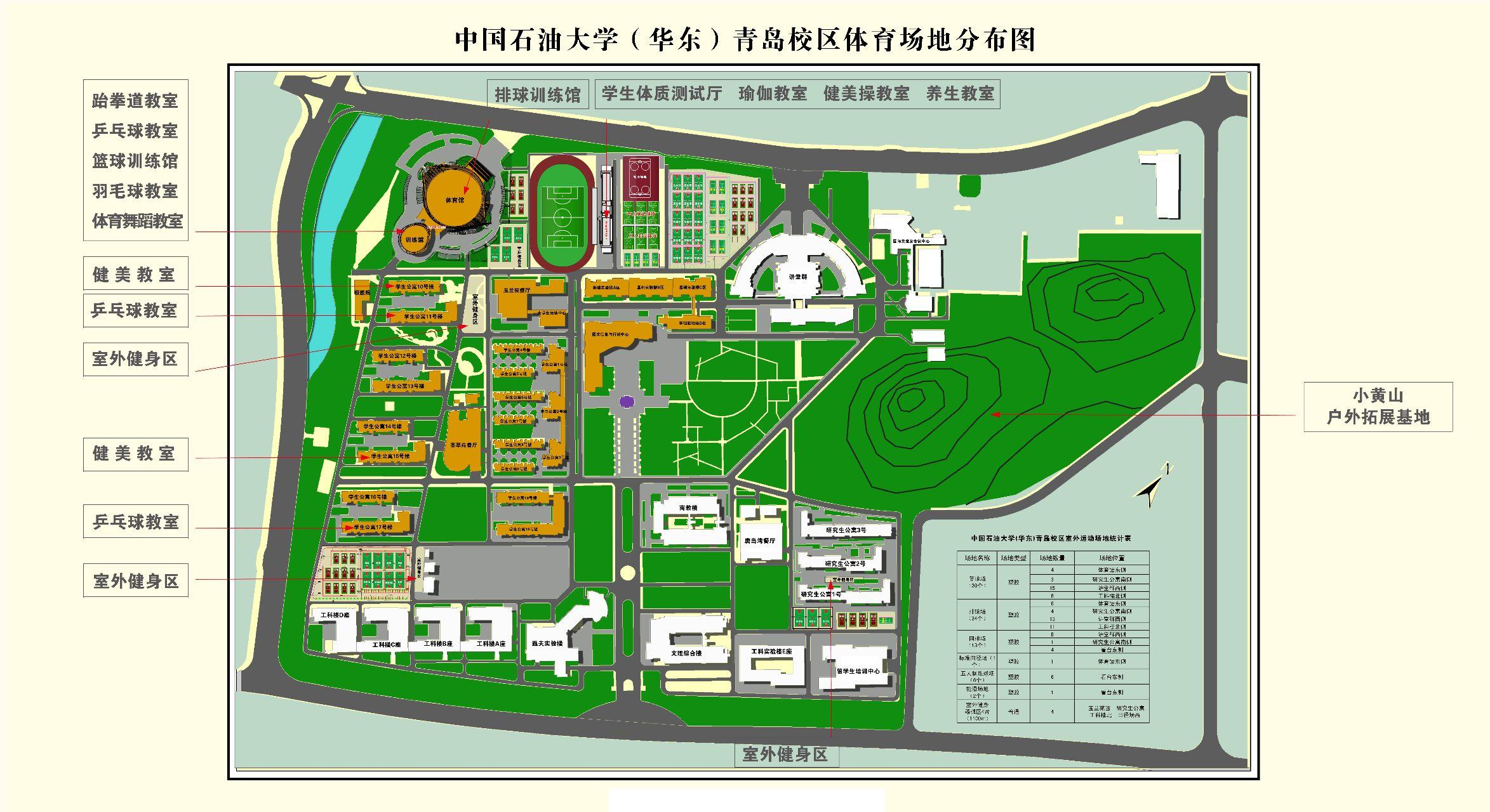 中国石油大学(华东)的体育设施水平如何? 