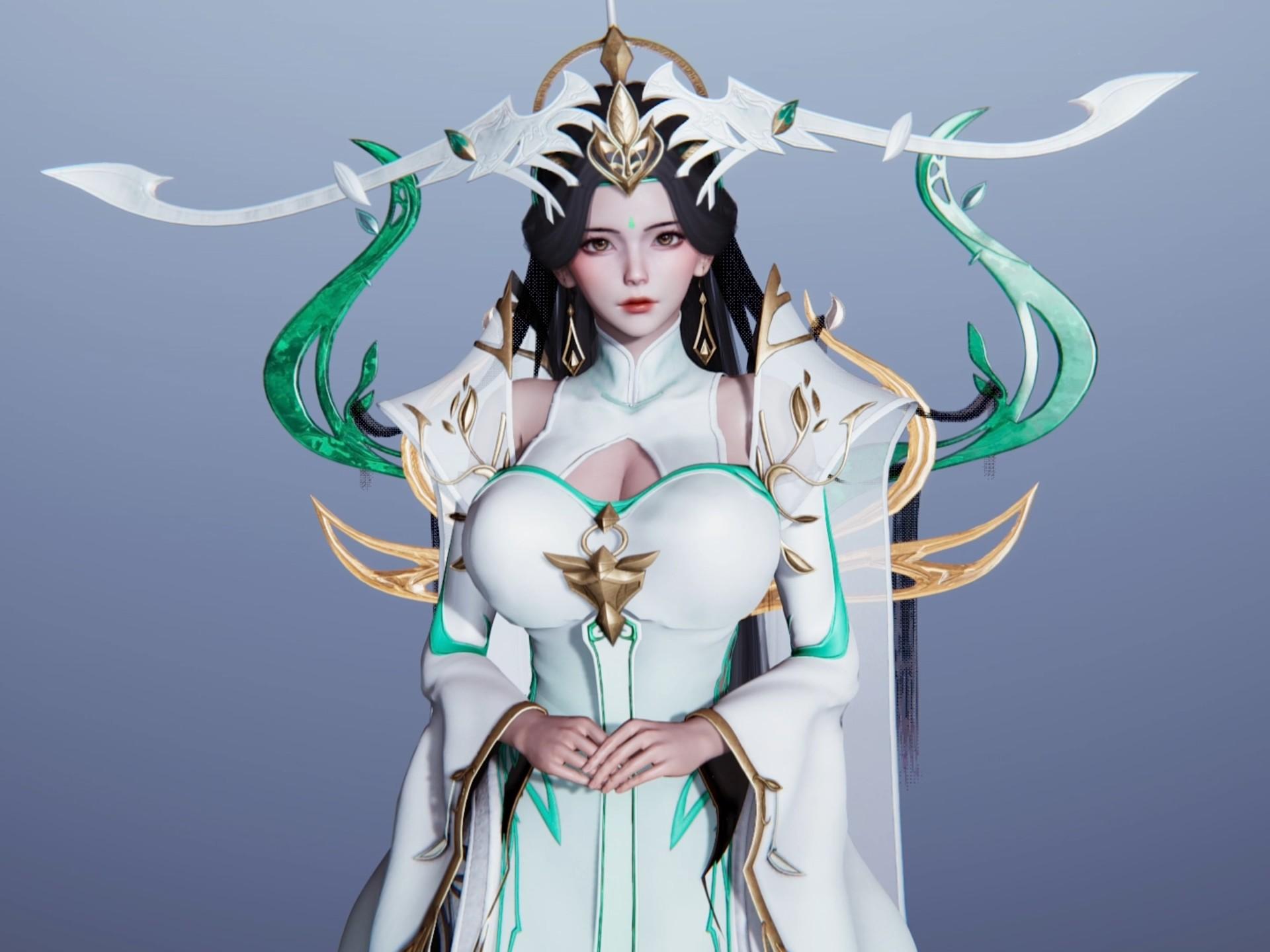 完美世界 三千洲 天下间 柳神 人物卡捏脸展示