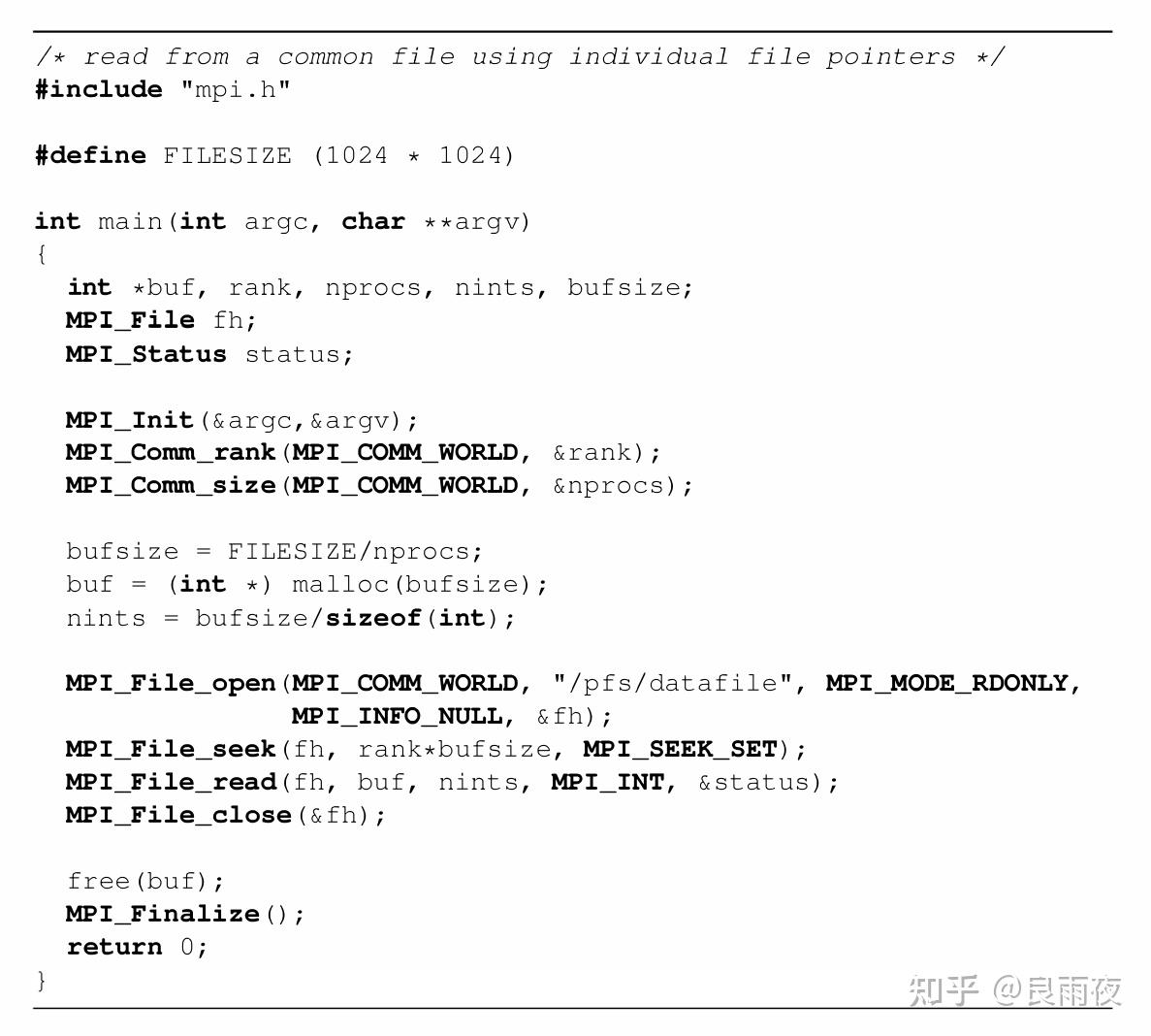 mpi python tutorial: parallel file i o with mpi4py... MPI-I/O简记 - 知乎