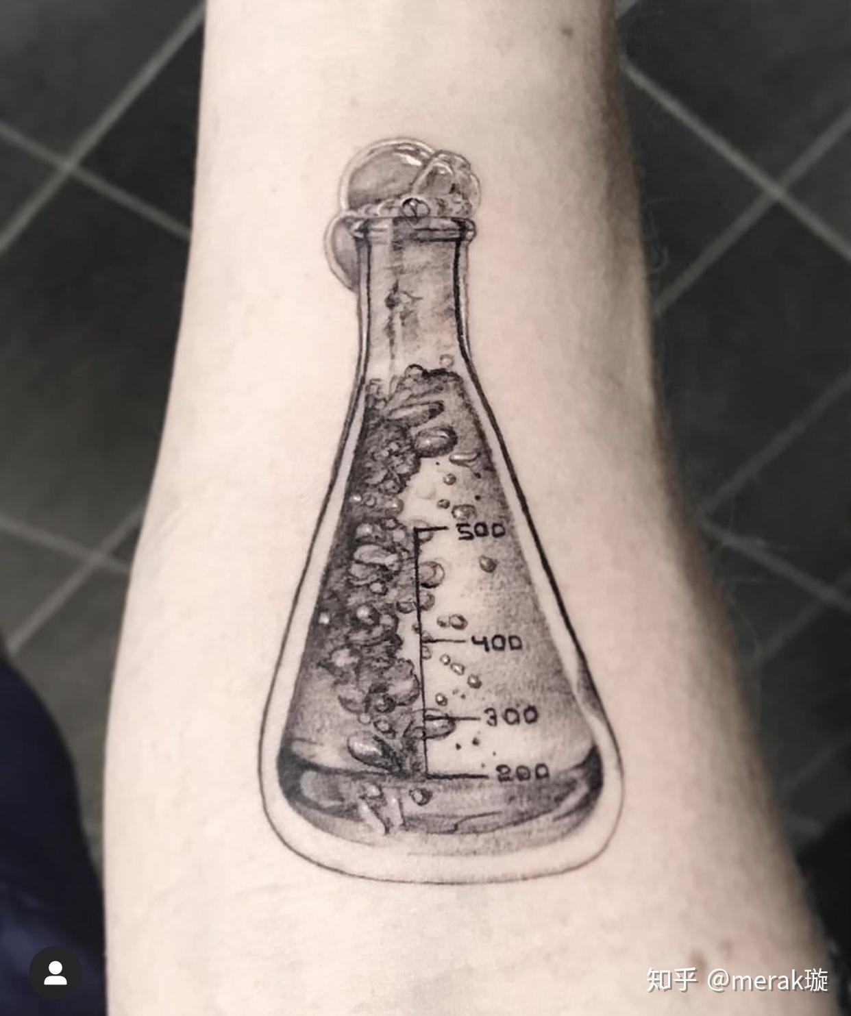 纹身|理科学霸专属——分子式方程式纹身