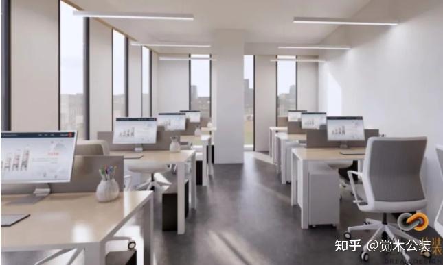 觉木公装｜通透灵动的办公空间 - 知乎