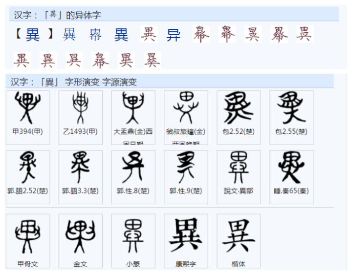 “异”的简体字到底是己、已，还是巳？ - 知乎