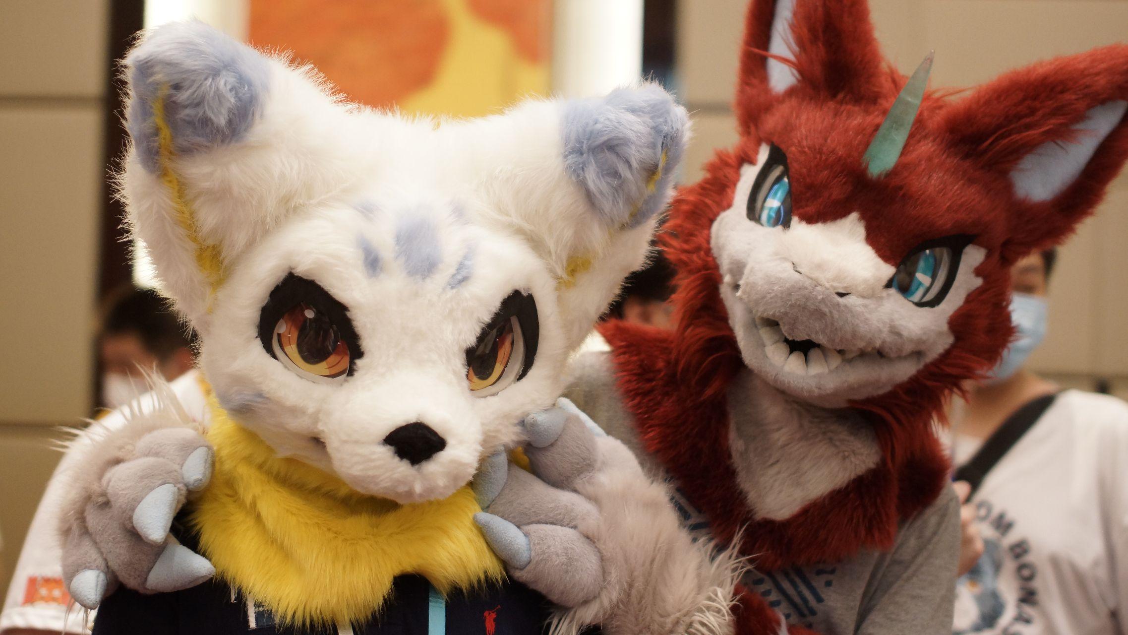 有没有人有好看的或萌的兽装furry图片