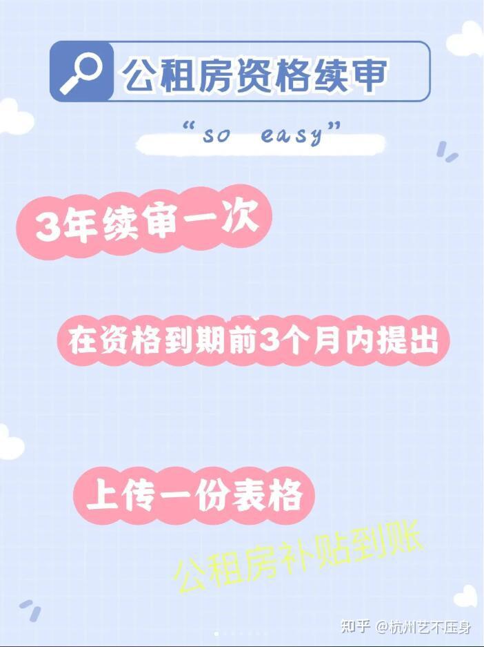 杭州公租房补贴你领了吗?3年到期要资格续审哦~ - 知乎